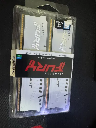 Memória Kingston Fury Beast DDR5 32GB (2x16GB) 5600MHz CL40 White