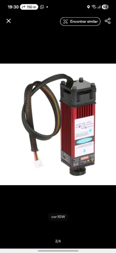 módulo de gravação a laser de 10W
