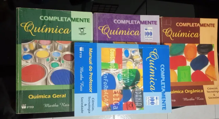 Martha Reis - completamente química volumes 1, 2 e 3 com manual do professor