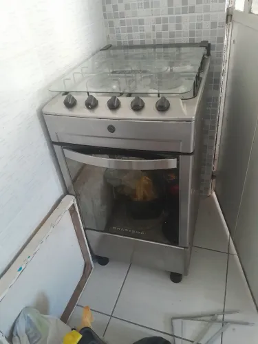 Fogão e máquina de lavar brastemp