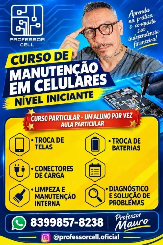 CURSO PARTICULAR DE MANUTENÇÃO EM CELULARES