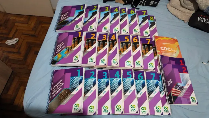 Coleção Pré-Vestibular COC Pearson Completa (27 Apostilas) - NUNCA USADOS!