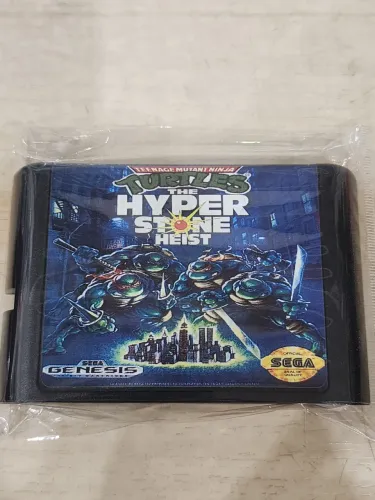 Cartucho paralelo de mega drive teenage mutant ninja Turtles the Hyper Stone Heist