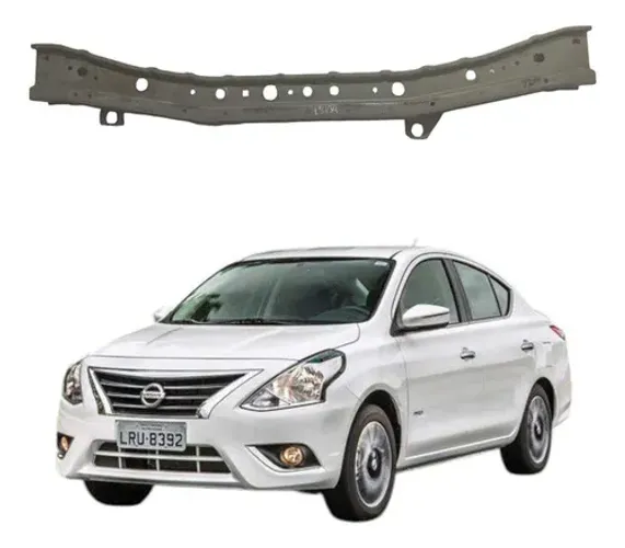 Travessa Inferior Radiador Nissan Versa 2012 A 2016 Preto
