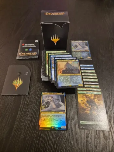 Deck Commander Magic the Gathering - Conselho Élfico (UG) - O Senhor dos Anéis LOTR