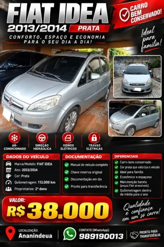 Fiat Idea Attractive 1.4 Fire Flex 8V 5P 2014
