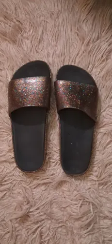 Chinelo Melissa Beach Slide Next Gen Glitter
