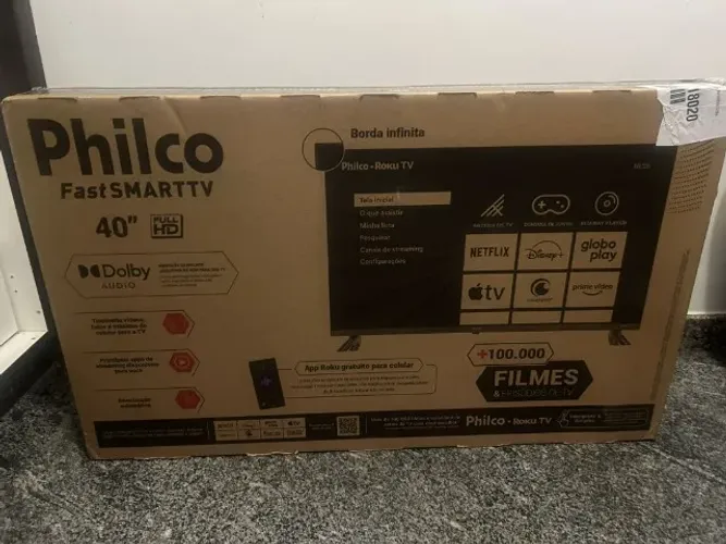 Smart Tv 40'' Ptv40e3ersgb Full Hd Led Hdmi Roku Tv Philco