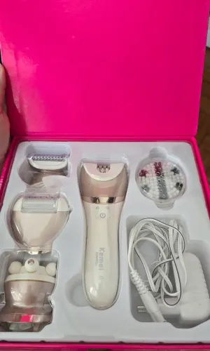 Kit Depilador, barba, limpeza, refinamento e corte fino