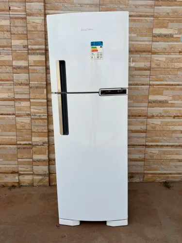 Geladeira Brastemp Frost Free Duplex BRM44H 375 Litros Cor Branco