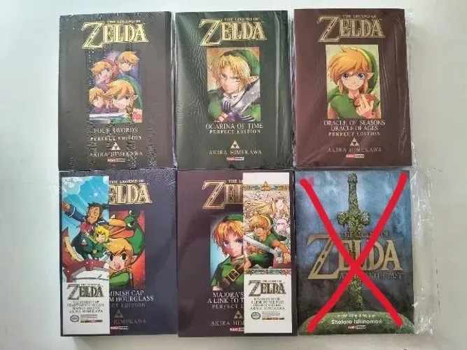 Mangás Zelda coleção (novos)