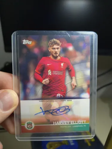 Card Elliott autografado