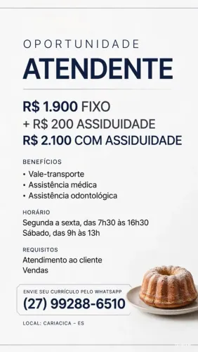 Oportunidade de emprego 