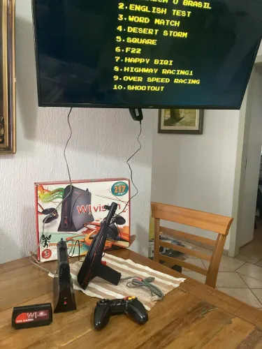 Console W! Vision (Nintendinho) na caixa funcionando 100%. Envio OLX PAY