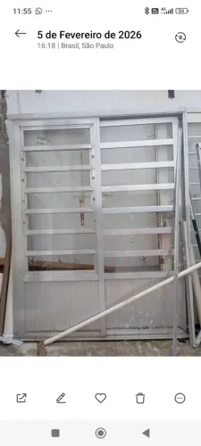 Porta de correr duas folhas