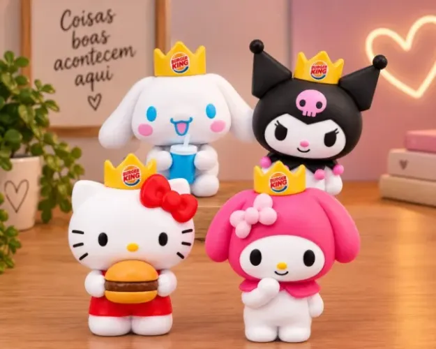 4 PERSONAGENS - COLEÇÃO HELLO KITTY - BK 2026