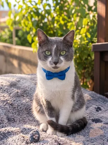 Gato cinza doação