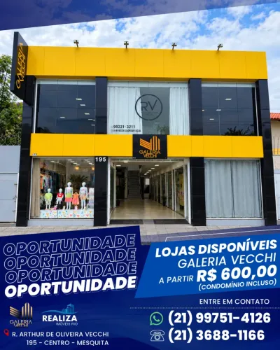 SALAS/LOJAS CENTRO DE MESQUITA!