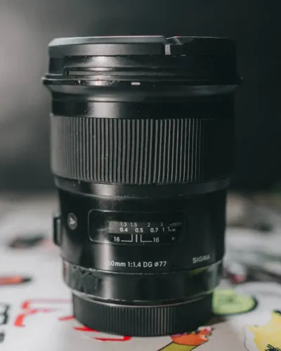 Lente Sigma Art 50mm F/1.4 Dg Para Canon Ef Canon Ef Preto (Usado)