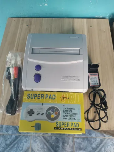 Super Nintendo baby funcionando perfeitamente sem jogo