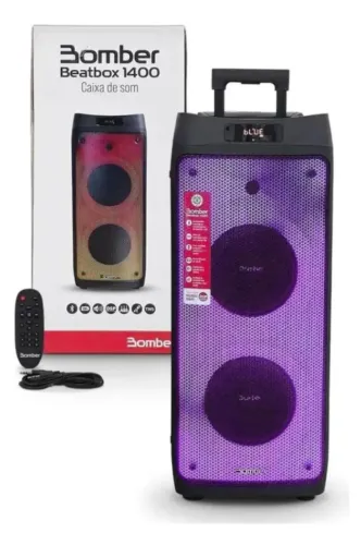 Caixa de Som amplificada Bomber Beatbox 1400