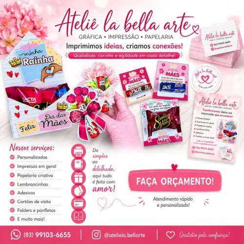 Gráfica, Papelaria, impressão e Design