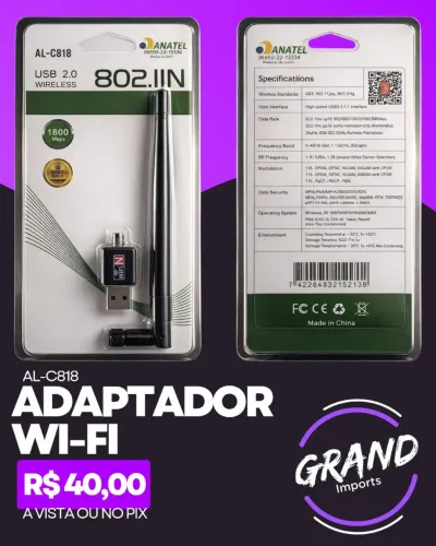 Adaptador wifi wireless 