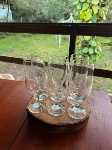 12 Copos Taça de Vidro Nadir Floripa 310ml