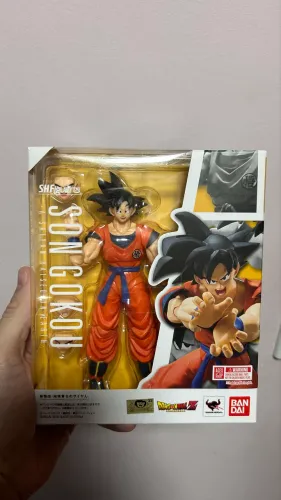 Goku SH Figuarts Bandai 2.0 - Aberto e sem detalhes