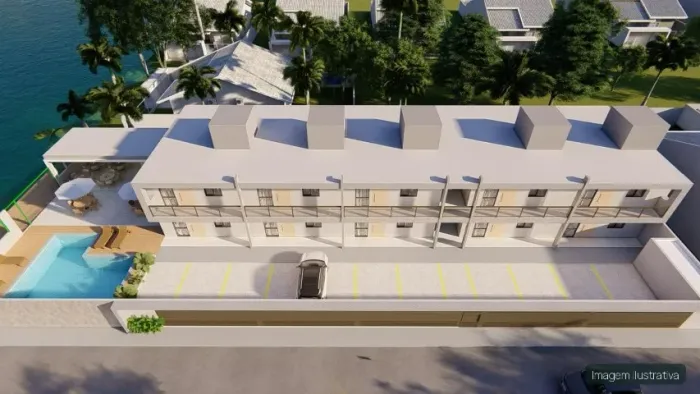 Apartamento 2 quartos com píer e piscina, 5 min da Praia do Francês