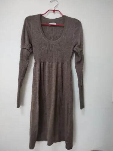 Vestido de lã Calvin Klein