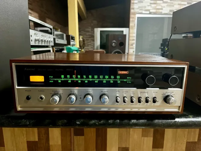 Receiver Sansui 1000X Stereo Tuner Amplifier - Lindíssimo e Revisado!!!