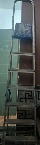 Escada aluminio 7 degraus