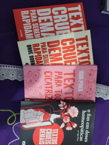 Livro Box Textos Cruéis Demais - 4 livros