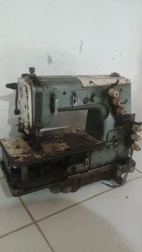 Máquina base plana completa e funcionando 