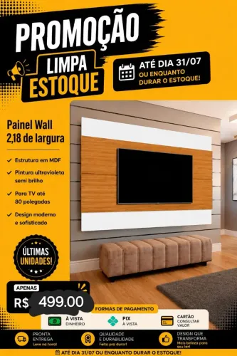 Vendo painéis Wall novos de fábrica