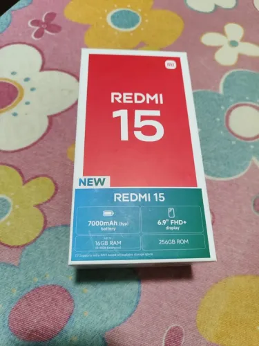Redmi 15 4g 256gb novo lacrado