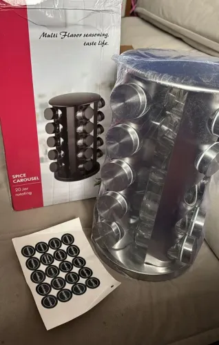 Vendo kit porta temperos (vidro)