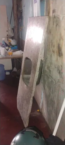 Pia de Mármore C/ Cuba Inox
