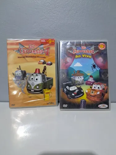(LACRADO) DOIS dvds Os carrinhos