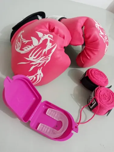Kit Luvas de Muay Thai Infantil