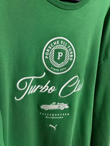 suéter Porsche Club x Puma verde -Importado da europa