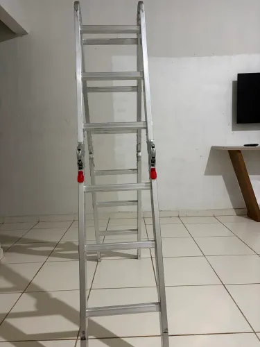 Escada articulada multifunções,  4x3, 12 degraus