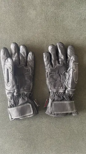 Luvas de couro Joe Rocket e jaqueta