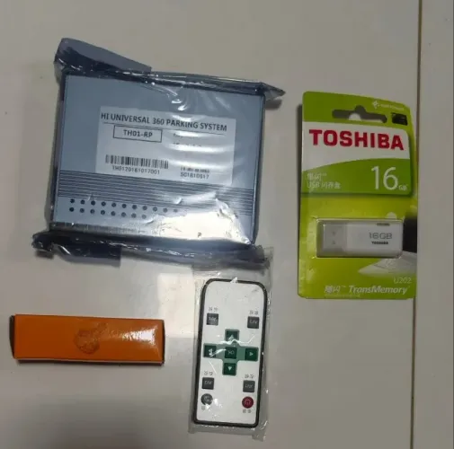 Câmera Veicular Visão 360o Universal Com Central para visão completa.