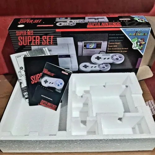 Caixa super nintendo
