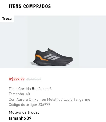 Tênis novo Runfalcon 5