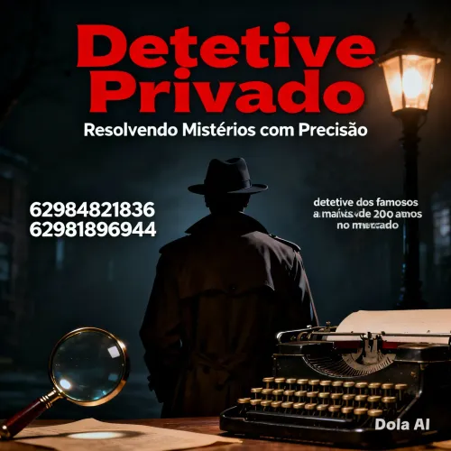 Detetive particular dos famosos a mais de 20 anos no mercado agora em Goiânia 