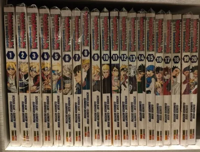 Boruto Next Generations coleção completa de mangás (20 volumes)