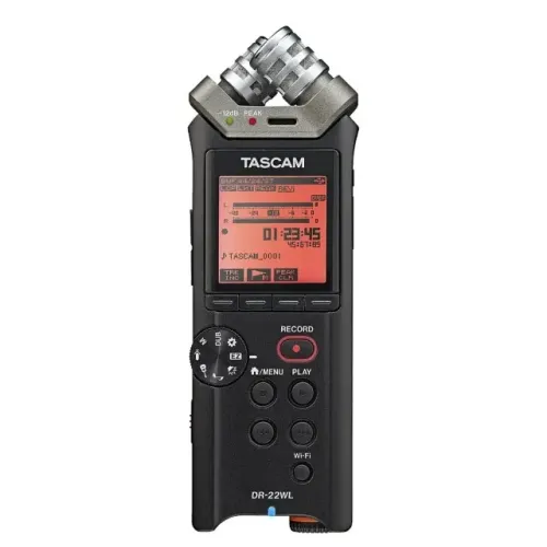 Gravador Tascam DR-22WL Profissional - Wi-Fi - Pouco Uso
